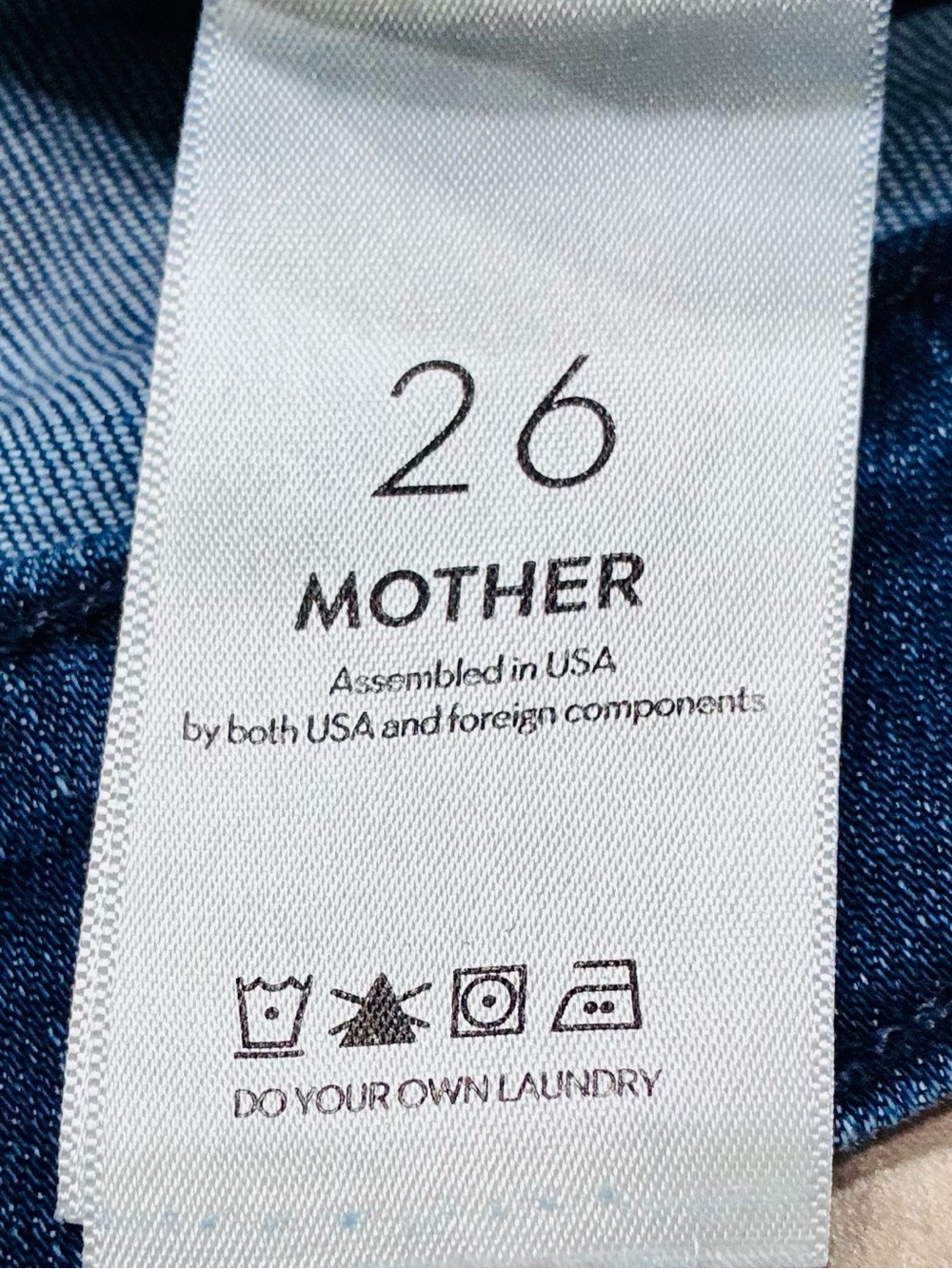 MOTHER The Weekender Fray Flare Stretch Denim Jeans Women’s 26x31 EUC - Picture 8 of 13